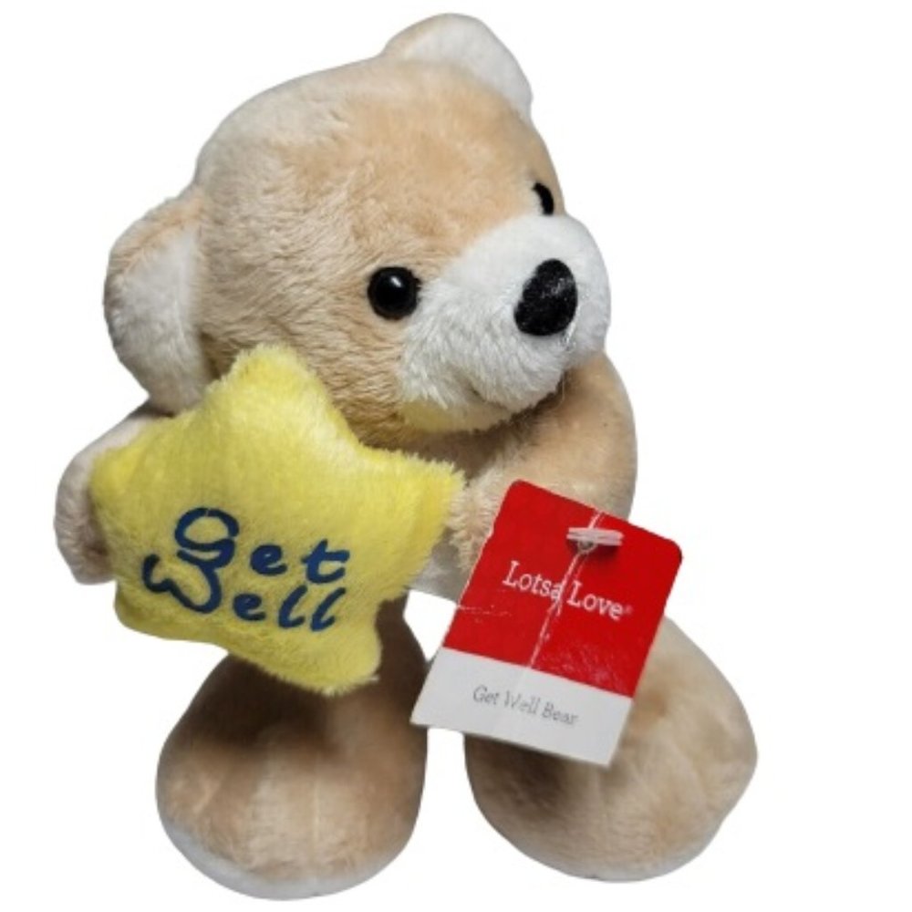 Napco Lotsa Love Get Well Bear Star Hugger